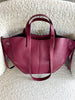 SAC PAULINE CUIR BORDEAU