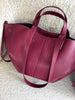 SAC PAULINE CUIR BORDEAU