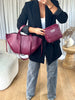 SAC PAULINE CUIR BORDEAU