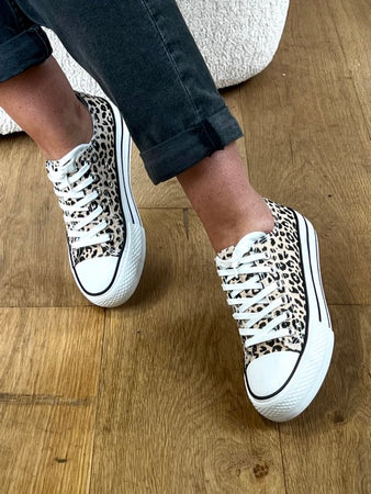 BASKET BASSE COMPENSÉE LÉOPARD