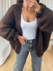 GILET COSY FROUFROU CHOCO