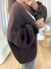 GILET COSY FROUFROU CHOCO
