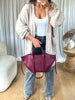 SAC PAULINE CUIR BORDEAU