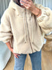 BLOUSON MOUMOUTE CAPUCHE BEIGE