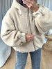 BLOUSON MOUMOUTE CAPUCHE BEIGE