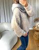 CAGOULE CACHE COU GRIS