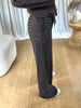 PANTALON AMPLE LÉOPARD CHOCO