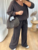 PANTALON AMPLE LÉOPARD CHOCO