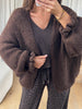 GILET COSY FROUFROU CHOCO