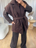 PANTALON AMPLE LÉOPARD CHOCO