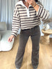 JEANS CLOUS MOKA