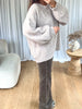 PULL EXTRA DOUX COL ROND BEIGE
