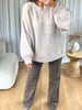 PULL EXTRA DOUX COL ROND BEIGE