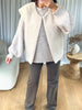 PULL EXTRA DOUX COL ROND BEIGE