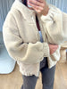 BLOUSON MOUMOUTE CAPUCHE BEIGE