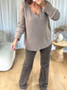 PULL VIVI TAUPE