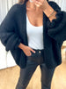 GILET COSY FROUFROU NOIR