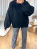 PULL EXTRA DOUX COL ROND NOIR