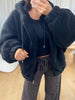 BLOUSON MOUMOUTE CAPUCHE NOIR