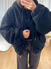 BLOUSON MOUMOUTE CAPUCHE NOIR
