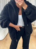 BLOUSON MOUMOUTE CAPUCHE NOIR
