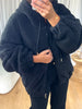 BLOUSON MOUMOUTE CAPUCHE NOIR