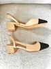 ESCARPINS SLINGBACK BEIGE