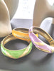 BRACELET JONC MOUTARDE