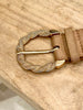 CEINTURE ROXY TAUPE/DORÉE