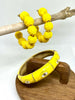 BRACELET JONC JAUNE
