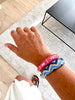 BRACELET JONC BLEU
