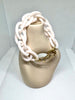 BRACELET MAILLONS BLANC