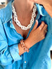 BRACELET MAILLONS TAUPE