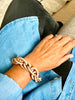 BRACELET MAILLONS TAUPE