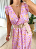 CEINTURE PAILLE ROSE