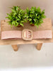 CEINTURE PAILLE ROSE