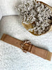 CEINTURE DITA BEIGE FONCÉ