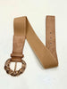 CEINTURE DITA BEIGE FONCÉ