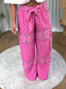 PANTALON BANDANA ROSE