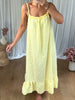 ROBE VICHY JAUNE