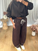 PANTALON JOGGER BARREL CHOCO