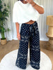 PANTALON BANDANA NOIR