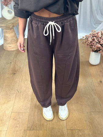PANTALON JOGGER BARREL CHOCO