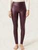 LEGGINS SIMILI MATE BORDEAU