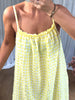 ROBE VICHY JAUNE