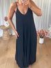 ROBE PLISSÉÉ LUREX NOIR