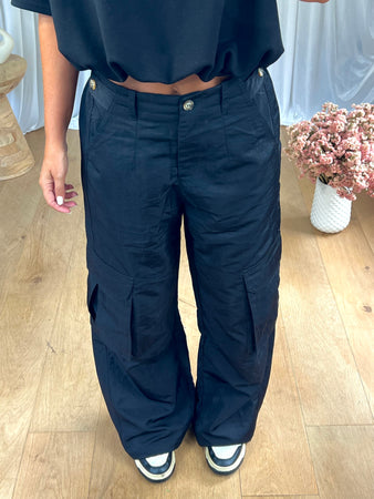 PANTALON TREILLIS NOIR