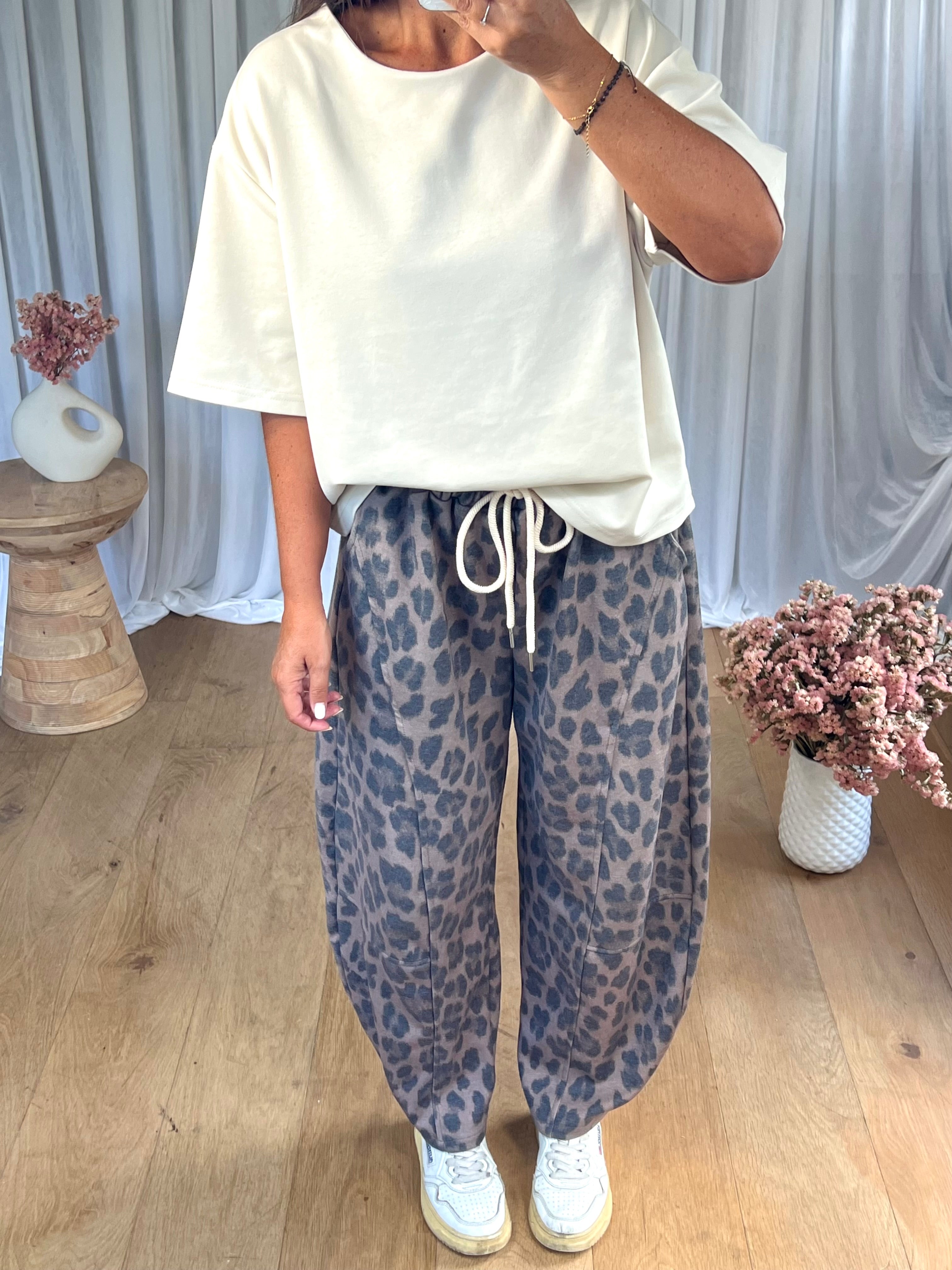 PANTALON JOGGER BARREL LÉOPARD