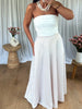 JUPE VICHY BEIGE