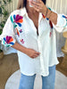 CHEMISE FLORA BRODÉE